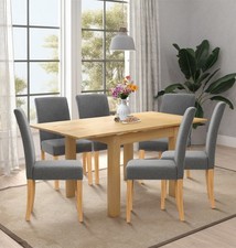 Dining Room Set, Oak Extending