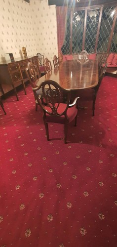 Mahogany dining room set - mahogany,