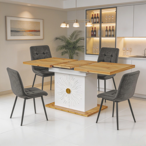 Extendable dining table - extendable,