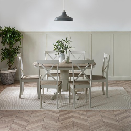 Padstow wooden extending - extending, round