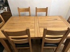 Solid Oak Extending Dining