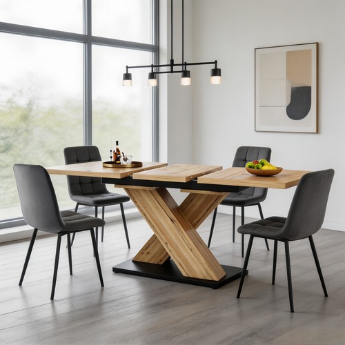 Extending dining table and - dining,