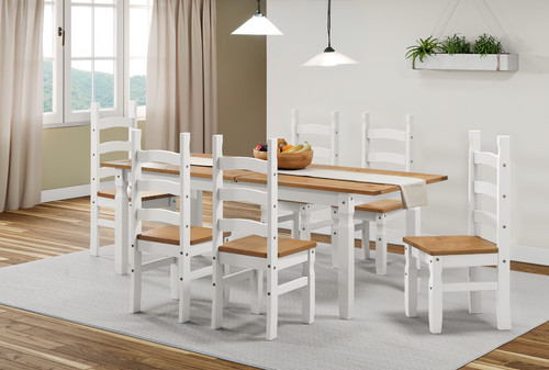 Corona dining table - 6, chairs