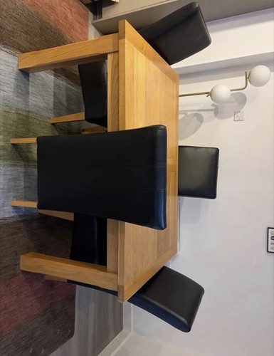 Solid oak extending dining - oak,